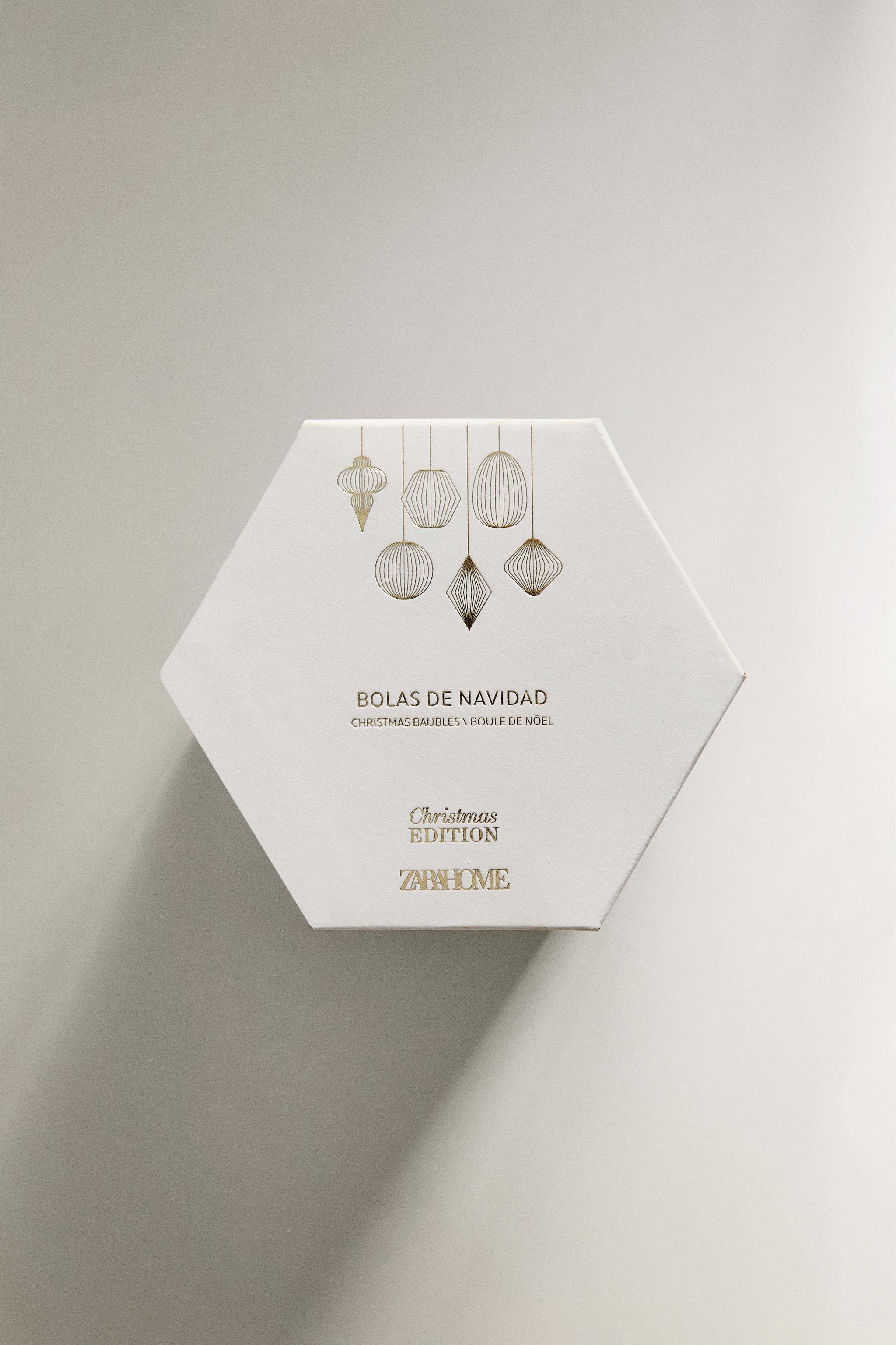 SET OF CHRISTMAS PAPER SHAPES ORNAMENTS (SET OF 12)